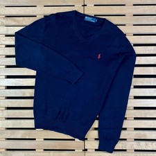 Mens Long Sleeve Jumper Polo Ralph Lauren Vintage Size M