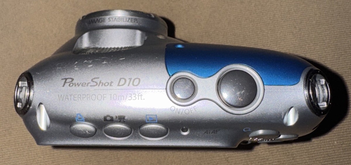 Canon PowerShot D10 12.1MP Waterproof Digital Camera | eBay