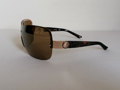 GUESS GF0274-32F Occhiali da sole di design mezza montatura con lenti sfumate marroni - Foto 3 di 17
