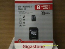 Gigastone 8GBMicro SDHC Full HD Video Series 2in-1 Kit UHS-1 Class 10