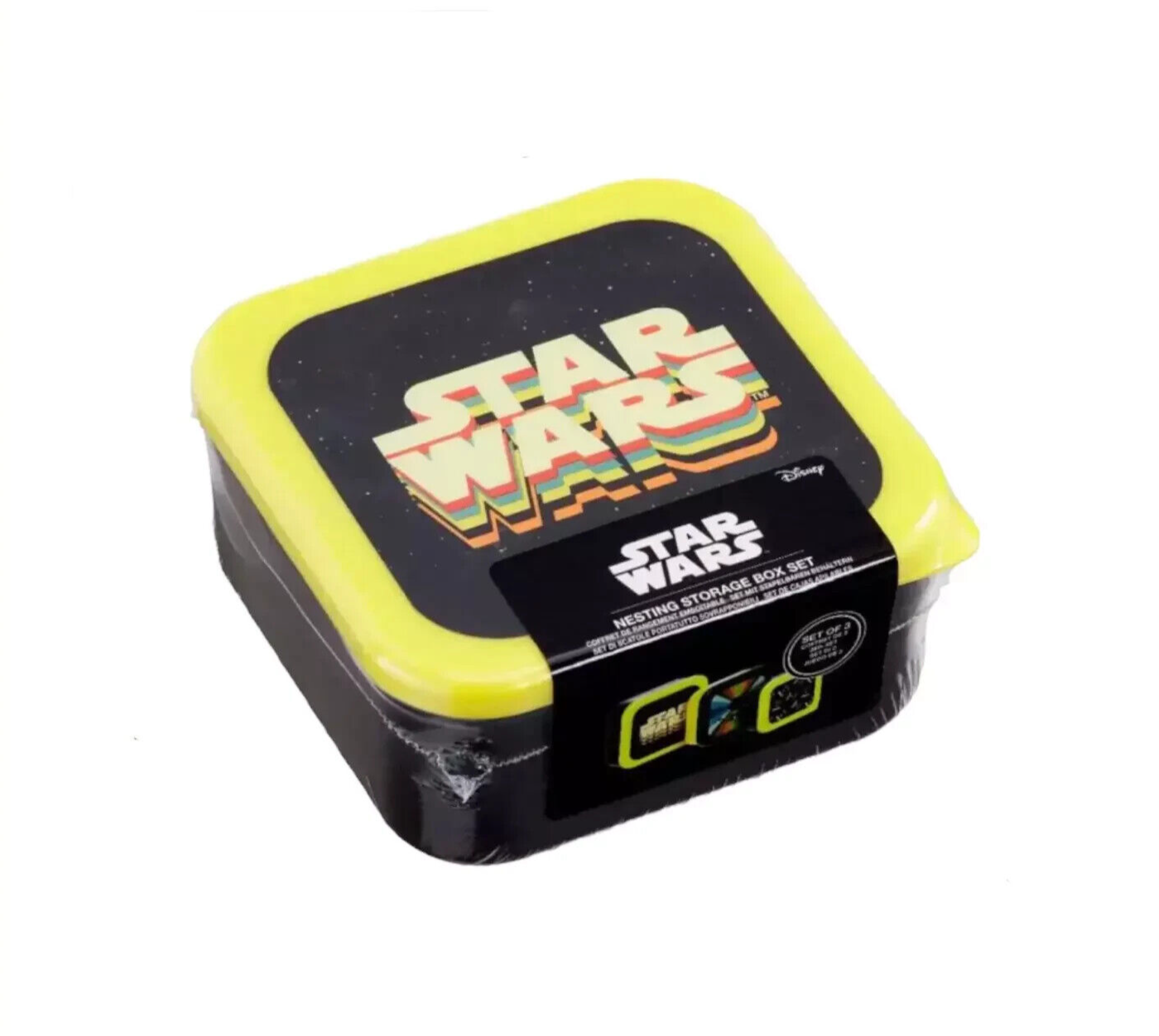 Star Wars Nesting Storage Box Set of 3 Funko Set of 3 Nested Lunch Boxes