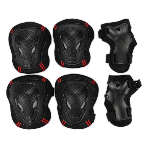 7pcs Bike Helmet for Women Girls Knee Elbow Pads Wrist Guards Protective Gear M - Picture 8 of 9