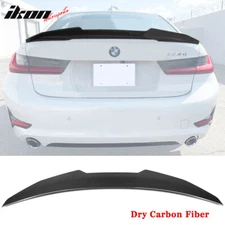 Dry Carbon Fiber Fit 19-26 BMW G20 3 Series 21-25 G80 M3 PSM Style Trunk Spoiler