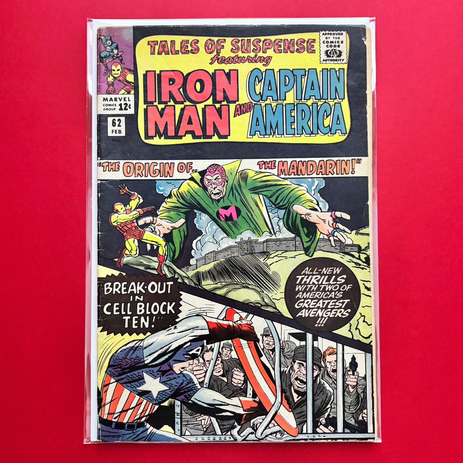 Tales of Suspense #62 Marvel Comics Iron Man Captain America Origin of  Mandarin