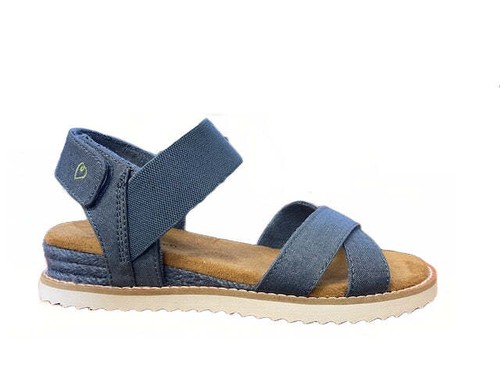 Skechers sandali donna c/elastico e strappo Desert Kiss-Peaks & Valleys - /BLU ( - Foto 5 di 5