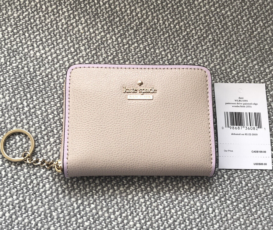 Kate Spade Dani Patterson Drive Painted Edge Wallet