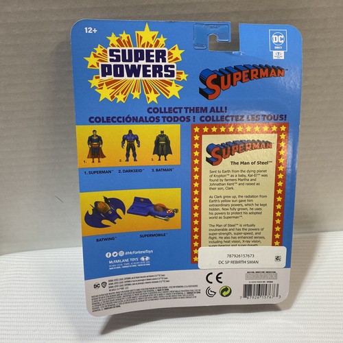 McFarlane toys DC Super powers Figures Superman darkseid Batman Spiderman - Picture 3 of 7