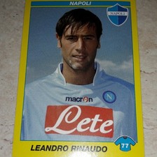 FIGURINA CALCIATORI PANINI 2009/10 NAPOLI RINAUDO N°322 ALBUM 2010