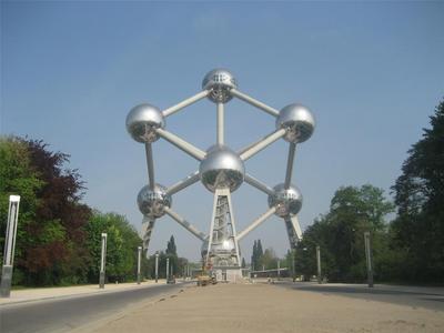 ATOMIUM MONUMENT GLOSSY POSTER PICTURE PHOTO science atoms brussels belgium 378