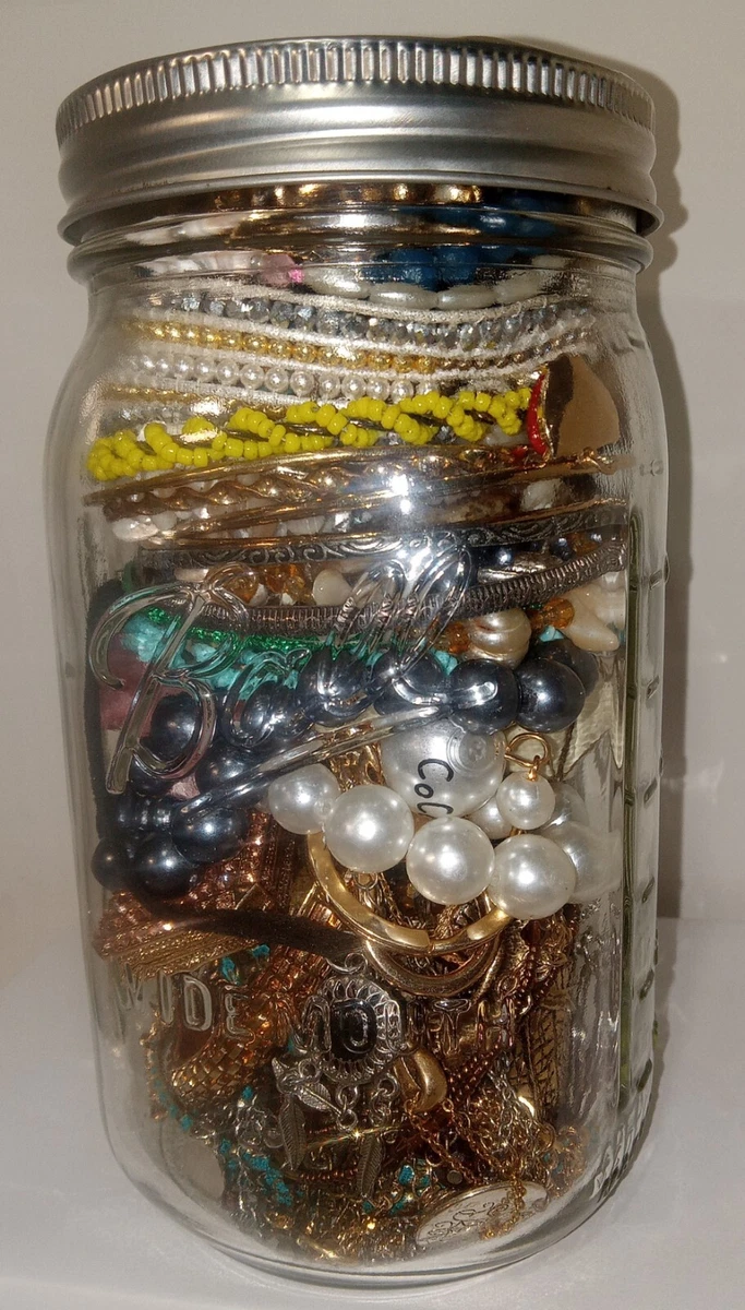 Mason jar best sale jewelry