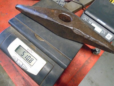 Vintage RARE Fayette R. Plumb Pick Axe Hammer Head FRP Anchor RR Blacksmith Tool
