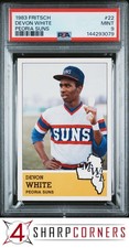 1983 FRITSCH PEORIA SUNS #22 DEVON WHITE RC POP 3 PSA 9