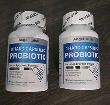 Lot of 2 Probiotic Supplements 180 Billion CFUs Gut  Digestive Health 90ct 04/27