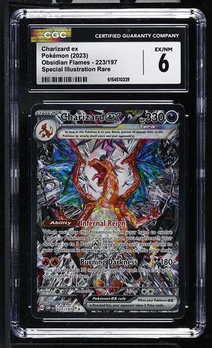 Charizard ex graded CGC 6 for sale on eBay