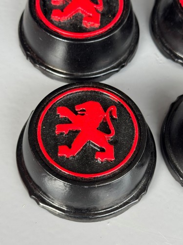 Peugeot 106 Rallye Centre Caps (Set of 4) for White Steel Wheels - Picture 3 of 5