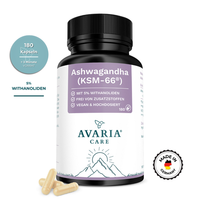 Ashwagandha - KSM-66® 600 Mg - 180 Kapseln - LaborgeprüFt - Vegan & Hochdosiert