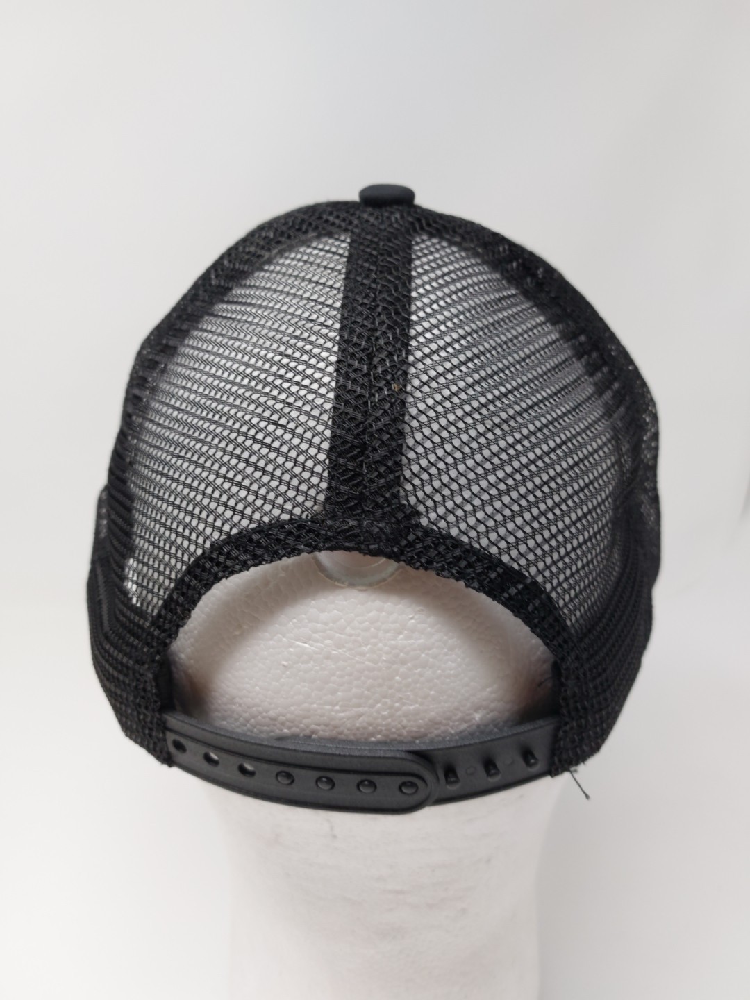 Discover Rubber Patch Logo Snapback Hat Mesh Back… - image 5