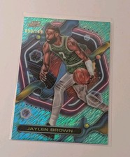 2023-24 Topps Cosmic Chrome Jaylen Brown 7 Aqua Equinox /149  Color Match