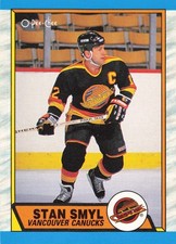 Stan Smyl Vancouver Canucks 1989 O-Pee-Chee Hockey Card #283