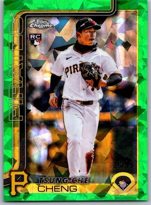 2025 Topps Chrome Sapphire Update Tsung-Che Cheng Green /99 RC #USC74