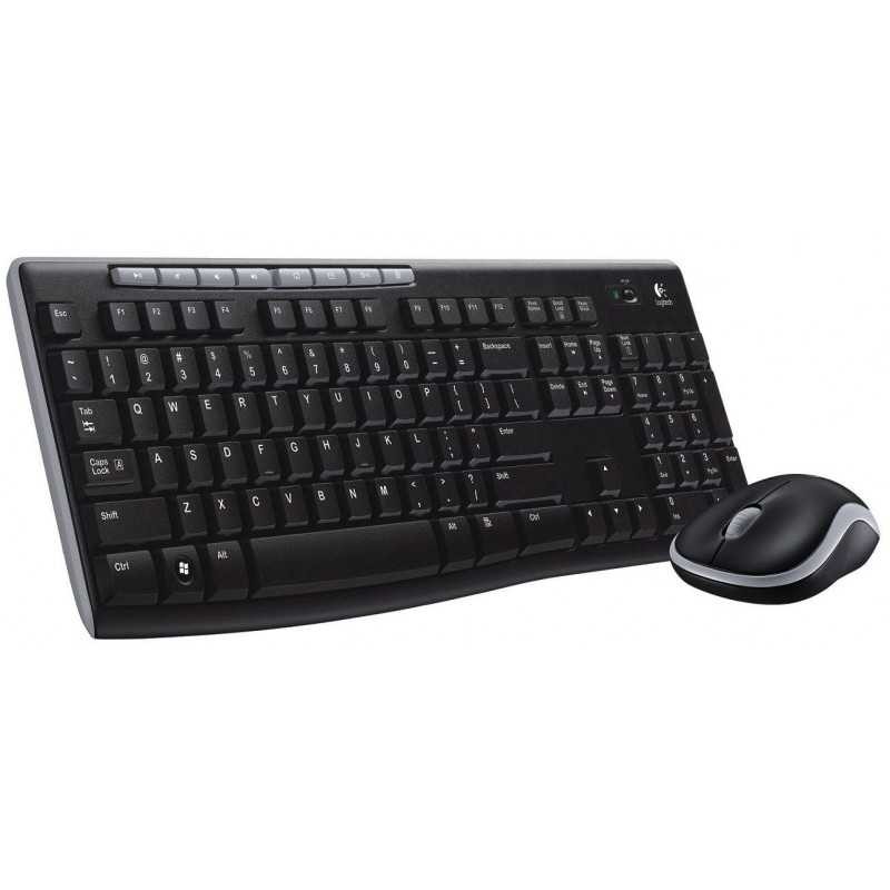 Logitech 920-004510 pack clavier souris sans fil azerty pour PC portable et ordinateur