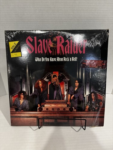 Slave Raider , what Do You Know About Rock ‘N’ Roll?  Vinyl Lp With Hype. 1988