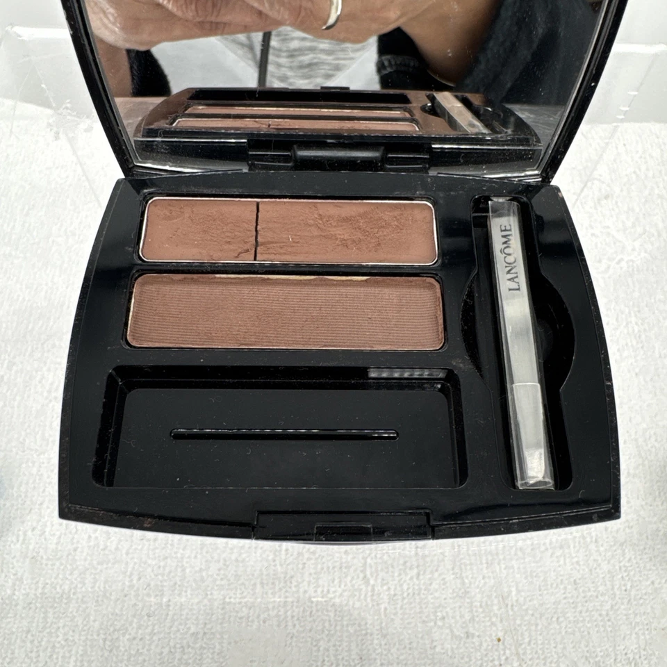 Lancôme Brow Expert Powder Pomade Duo Auburn Discontinued RARE W/brushes&tweezer - Image 2 of 4