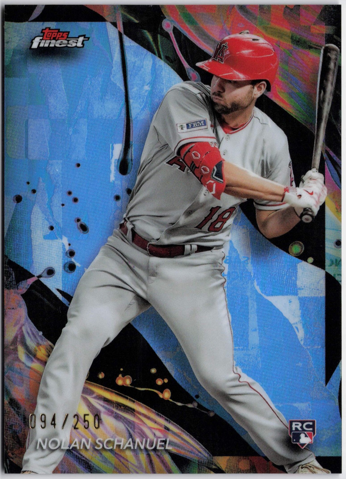 2024 Finest #182 Nolan Schanuel Sky Blue Refractors #/250