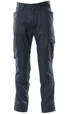 MASCOT Accelerate 18379 Trousers Extra Light Kneepad Pockets W32.5 L30 BNWT Navy