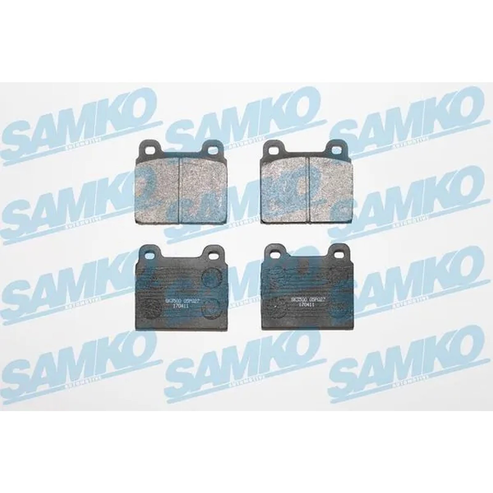1x ORIGINAL® SAMKO Bremsbelagsatz, Scheibenbremse Vorne für VW TRANSPORTER T3