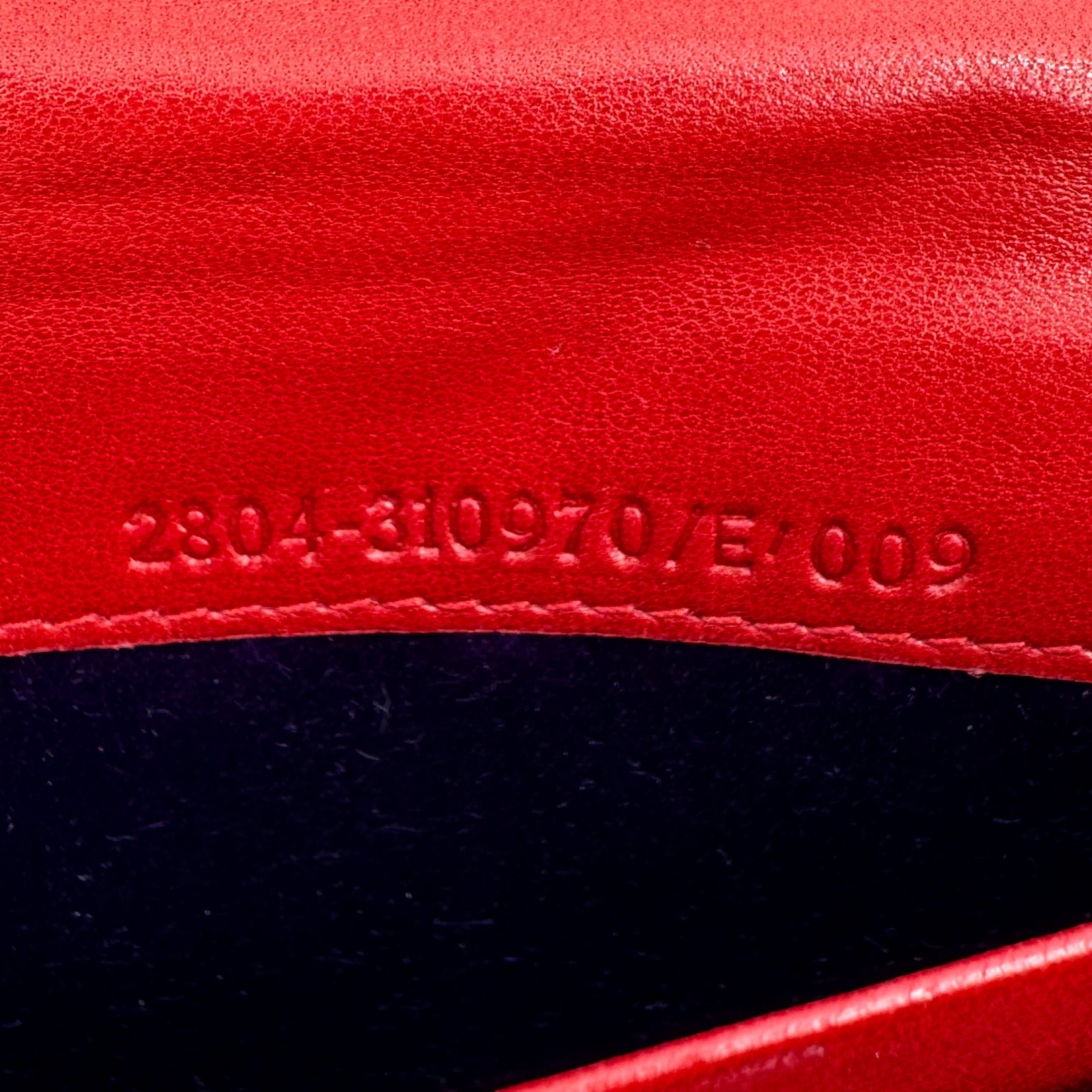 Fendi Long Wallet Purse Suede Red Authentic 455T0410 thumbnail 9