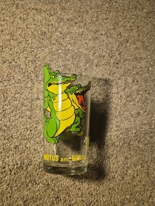 THE RESCUERS - BRUTUS AND NERO - PEPSI Collector Series Drinking Glass - 1977