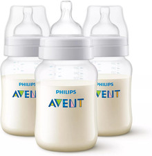 Philips  Anti-Colic Baby Bottles, 260Ml, 3-Pack SCY103/03