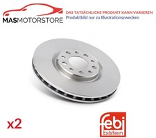 BREMSSCHEIBEN SATZ PAAR HINTEN FEBI BILSTEIN 108572 2PCS P FÜR TOYOTA VERSO