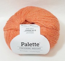 Knit Picks Palette Fingering Weight Yarn 100 Peruvian Wool 231y Mai Tai Heather