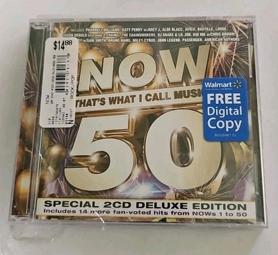 Now That's What I Call Music 50 Deluxe Edition 2CD SEALED Universal Digital Copy