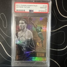 Panini 2017-18 Essentials Jayson Tatum #129 Rookie Base Celtics PSA 10