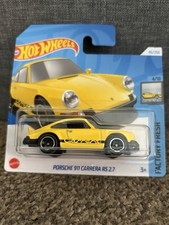 Hot Wheels Porsche 911 Carrera RS 2.7 Yellow