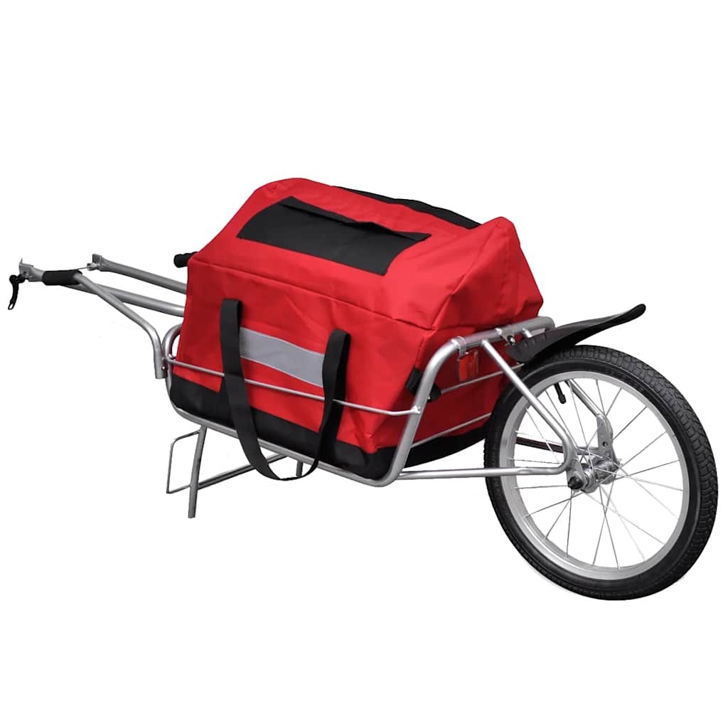 vidaxl 一輪車トレーラー 91768.A シルバー Bike Trailer One