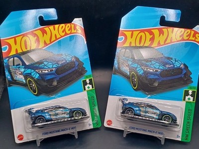 Hot Wheels Ford Mustang Mach-E 1400 Treasure Hunt 129/250 Green Speed 10/10 Lot
