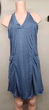 Nwt Cupshe Women's V-Neck Line Blue Color Dress 