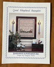 "Good Shepherd Sampler" Margaret McKee Cross Stitch Pattern 1988 rare ~ NICE!
