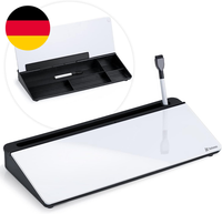 Varhomax Schreibtisch Organizer, Desktop Whiteboard Glas Schwarz Und Weiß | Aufb