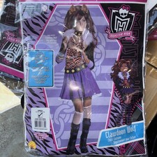 Monster High Girls New Clawdeen Wolf Halloween Costume Size 3-4