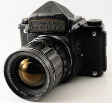 [ Exc+5 ] Pentax 6x7 67 Eye Level Finder Camera SMC Takumar 75mm F4.5 Lens JAPAN