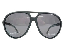 Gucci Sunglasses GG1090/S D283H Matte Black Rubberized w/ Gray Polarized Lenses