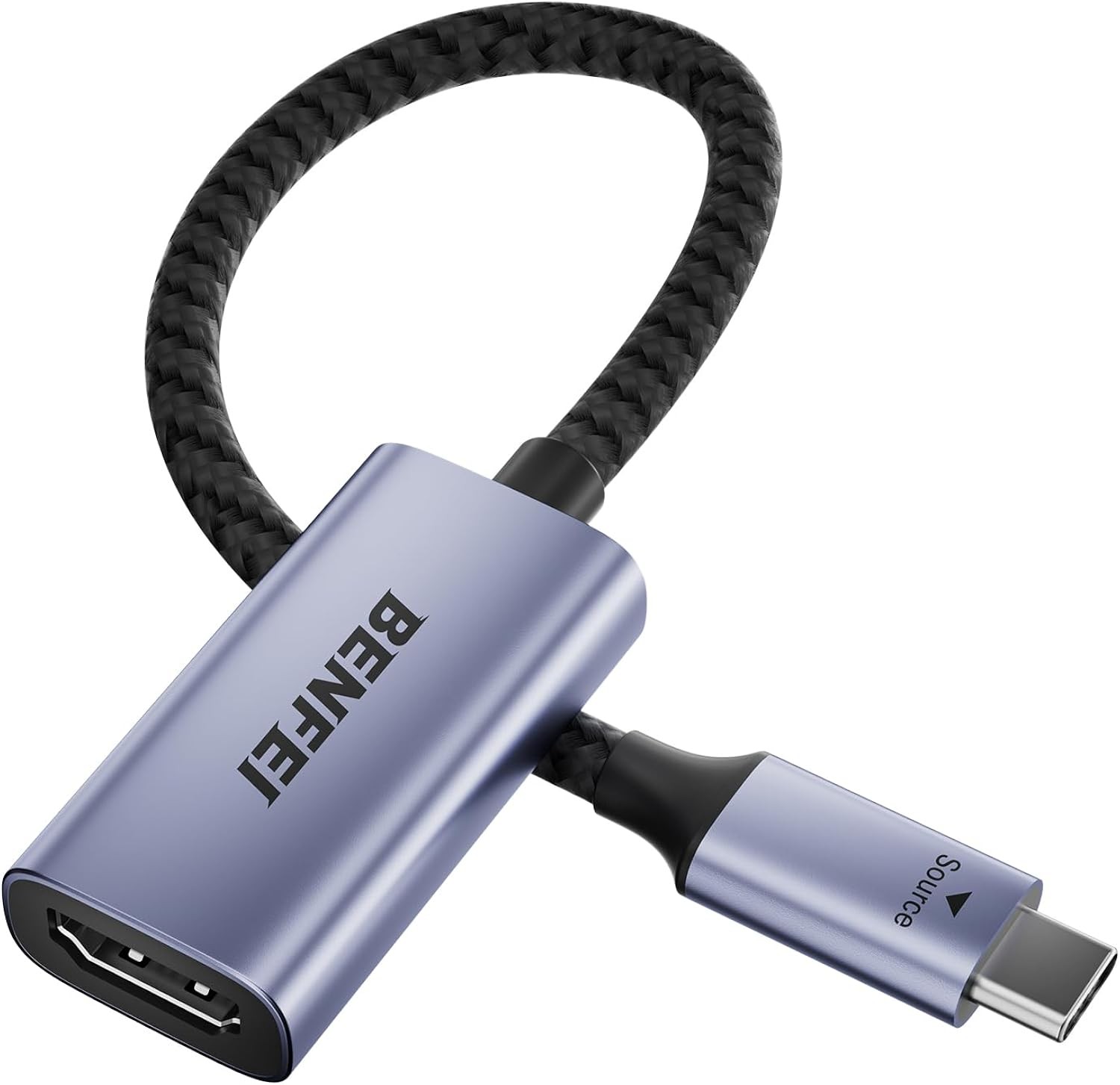USB C to HDMI Adapter 4K@60Hz Thunderbolt 3/4 Compatible for MacBook iPad Pro