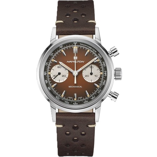 Hamilton American Classic Intra- Matic 40mm Brown Dial Men's Watch H38429591
