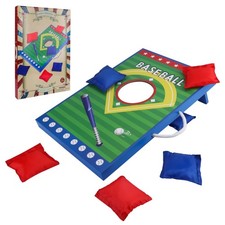 Portable Cornhole Game Set with 6 Bean Bags, Classics Micro Bean Bag Toss 16...