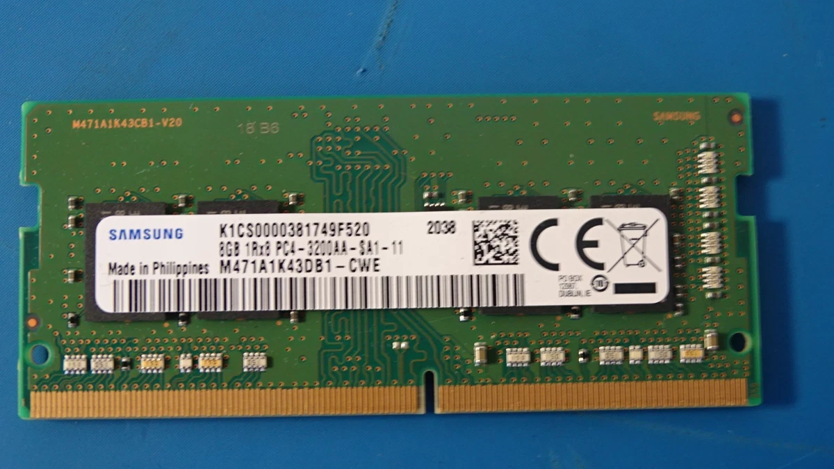 Samsung SO-DIMM 8 GB Computer Memory (RAM) for Sale - eBay